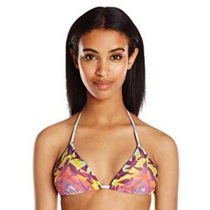 Mara Hoffman Prismatic birds bikini top XS NWT
